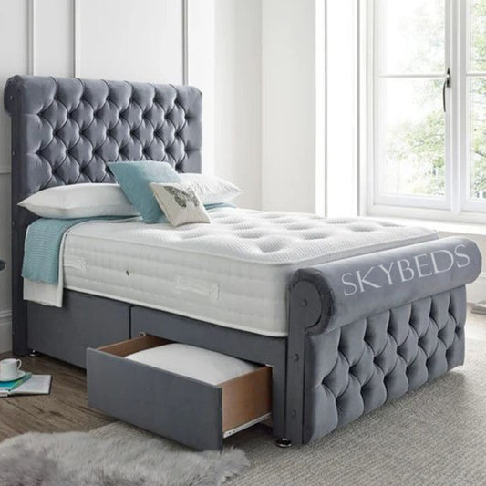 Dusk Sleigh Divan Bed Frame