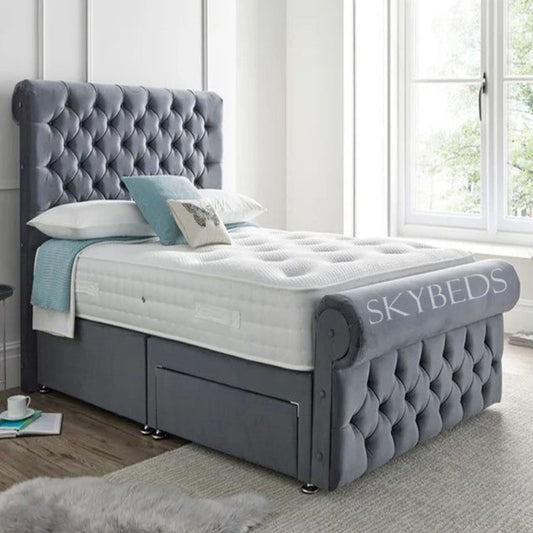 Dusk Sleigh Divan Bed Frame