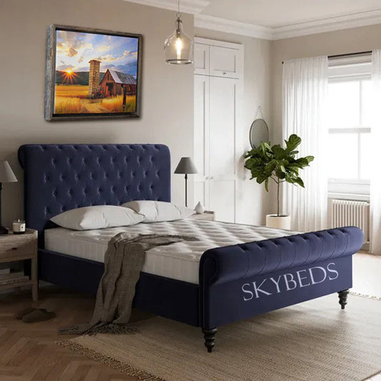 Justin Sleigh Chesterfield Bed Frame