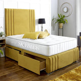 Stylish Panel Divan Bed With Panel Footboard