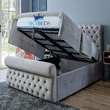 Estonia Sleigh Bed Frame with Storage