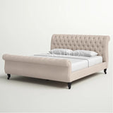 Swan sleigh bed frame