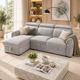 Montrose Universal Corner Sofabed In Grey